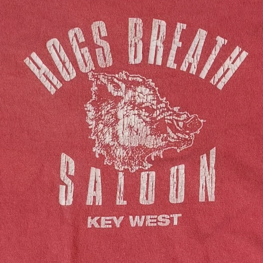 🐷Hogs Breath Saloon~KEY WEST FL Comfort Colors Short Sleeve Tee - Coral🐷